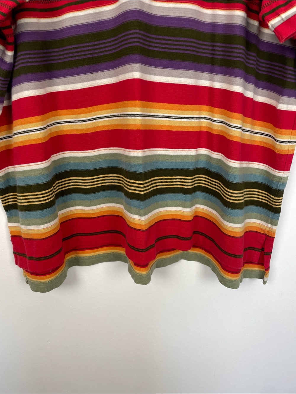 Polo Ralph Lauren Southwestern Short Sleeve Men's 4XLT Multi-Stripe Polo Shirt - Picture 3 of 7